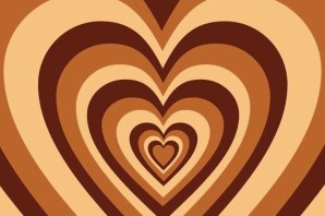 Фон в виде сердечек