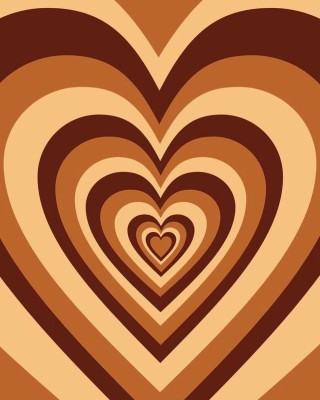 Фон в виде сердечек