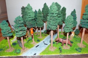 Поделка на тему лес