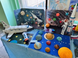 Космонавтика поделка в школу