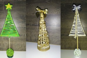 Новогодние поделки из шпажек
