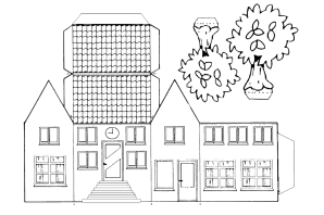 Макет детского сада своими руками шаблоны