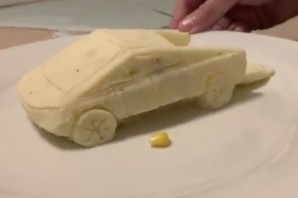 Машинка из картошки