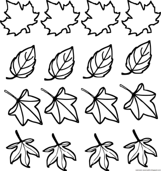 Маленькие листочки шаблоны для вырезания