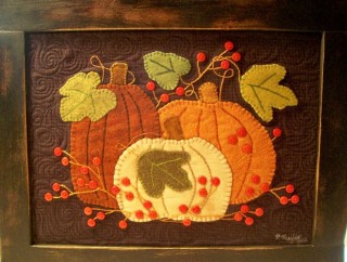 Осеннее панно из фетра