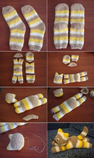 Поделки из детских носков своими руками