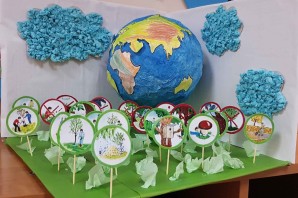 Поделки к столетию школы