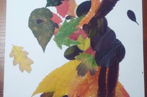 Поделки из листьев танцующая осень