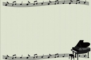 Фон нотки для презентации