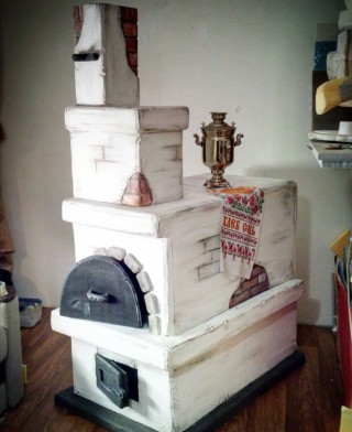 Макет русской печи своими руками