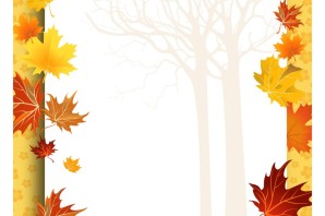 Осенний фон для ворда