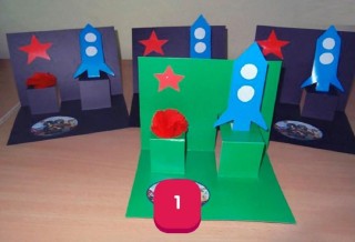 Поделка руками папы в садик