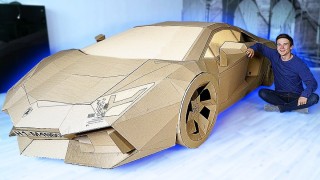 Самодельная машина из картона