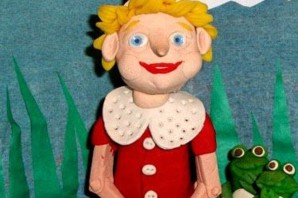 Объемная поделка сказочного героя