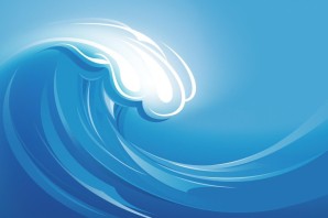 Волны фон для презентации