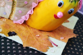Поделки из тыквы и кабачка улитка