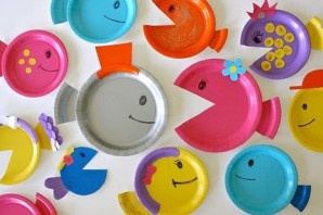 Поделки из пластиковых тарелок своими руками