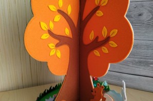 Осенняя поделка в садик из фанеры