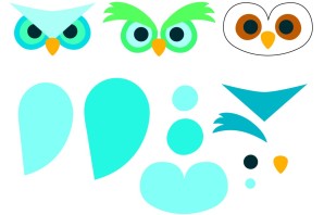 Макет совы для поделки