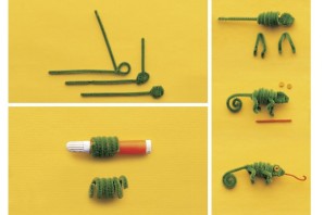 Осенние поделки из синельной проволоки