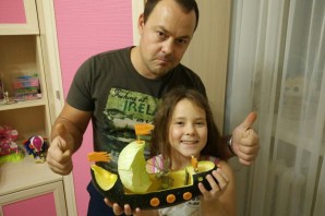 Поделка сделанная вместе с папой