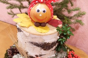 Поделка из природного материала сказочный герой