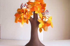 Осеннее дерево из фетра