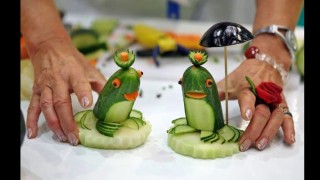 Поделка из огурца в садик