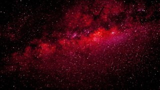 Обои красный космос