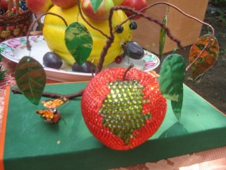 Поделка яблочный спас в детский сад