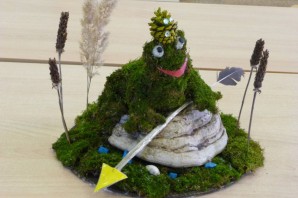 Царевна лягушка поделка из природного материала