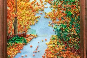 Осенние поделки из круп