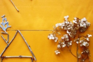 Поделка из веток осень