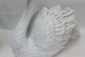 Лебедь поделка из природного материала