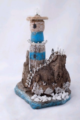 Поделка маяк из природных материалов