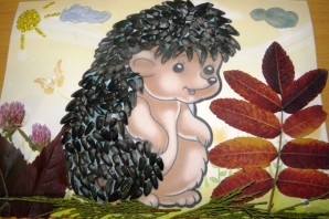 Заготовка ежик для осенней поделки