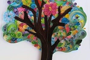 Необычное дерево из пластилина
