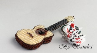 Подарок на день рождения из бисера