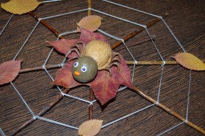 Осенний паучок поделка в садик