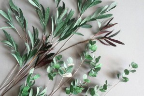 Зелень из бумаги