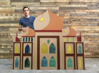 Дворец из картона своими руками