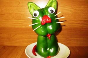 Поделка из перцев в школу