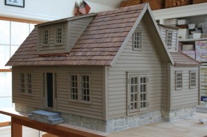 Дом из деревянных палочек