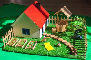 Поделка в садик домик