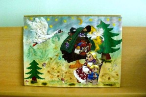 Поделка на тему сказки гуси лебеди