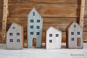 Декоративные домики из дерева своими руками