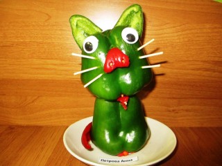 Поделка из перцев в садик