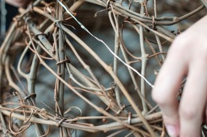 Шары из виноградной лозы своими руками