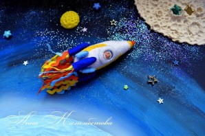 Комета из пластилина