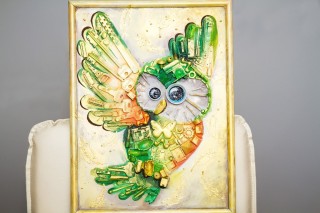 Панно из вторичного сырья своими руками